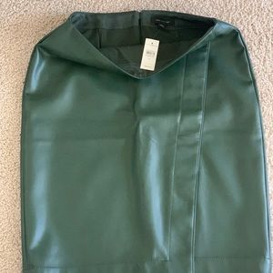 Faux Leather Pencil Skirt